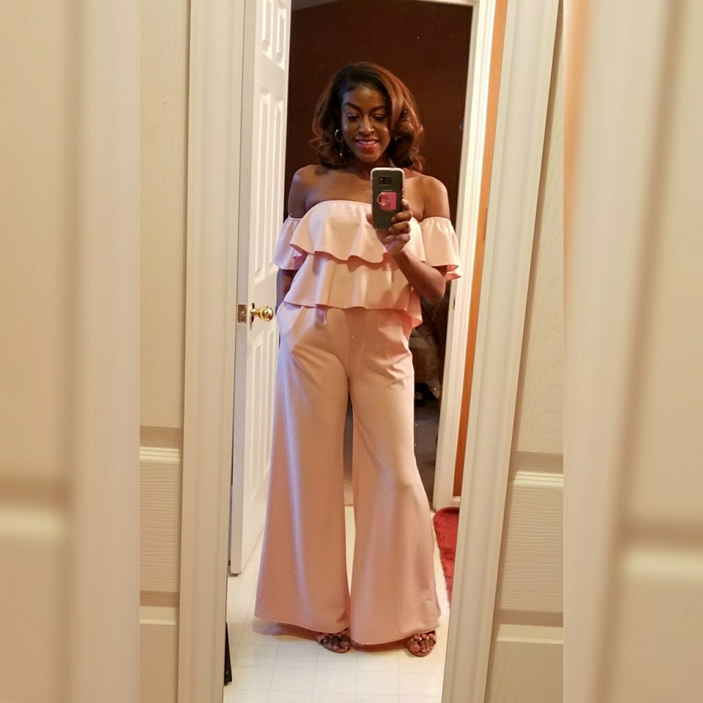 🌸Blush Palazzo Pants Set🌸 Boutique Style